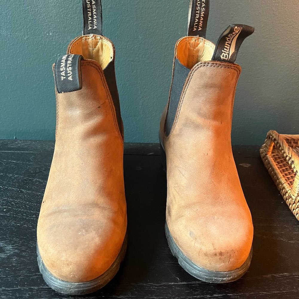 Blundstone Heeled Boots Antique Brown